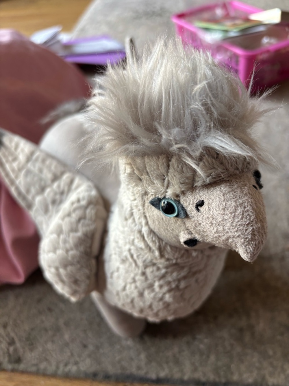 Hippogriff BUCKBEAK 12" Plush Harry Potter Magical Creature NOBLE COLLECTION